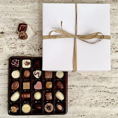 Dansk og belgisk Luksus dessertchokolade 25 stk.